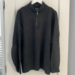 Hugo Boss cashmere 1/4 zip